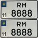 Комплект Автономерів cувенірні Америка (RM 8888) 253 фото