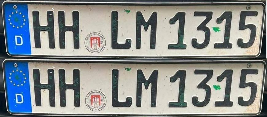 Іноземні номера (Німеччина) LM 284 фото Іноземні номера (Німеччина) LM 284 фото